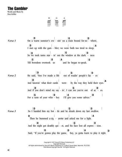 kenny rogers gambler chords|THE GAMBLER CHORDS by Kenny Rogers @ Ultimate .